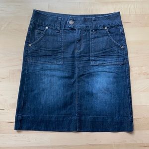 RW & Co Jean skirt